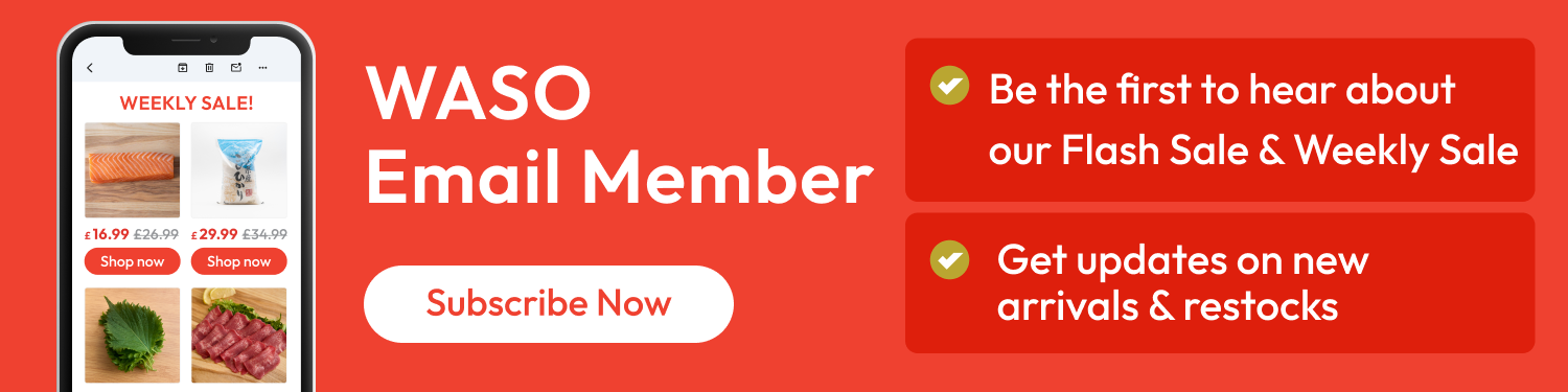 Subscribe to WASO emails for exclusive weekly deals and flash sale alerts
