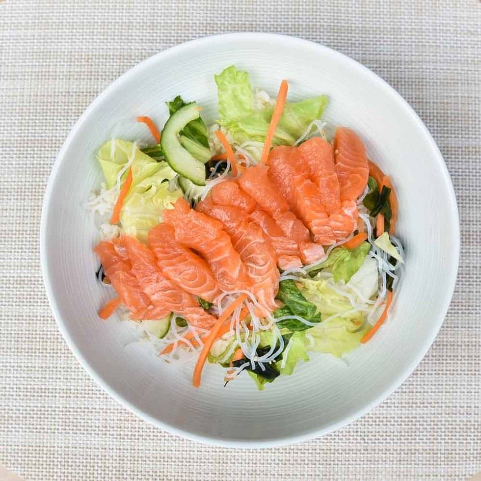 Salmon, Seaweed and Sesame Sozai Salad (GF)
