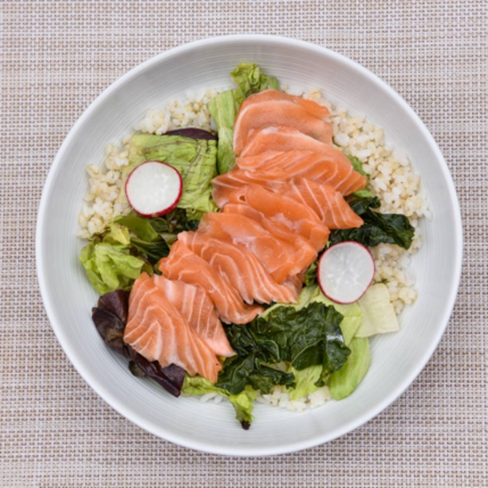 (New) Salmon, Kale and Sesame Sozai Salad (GF)