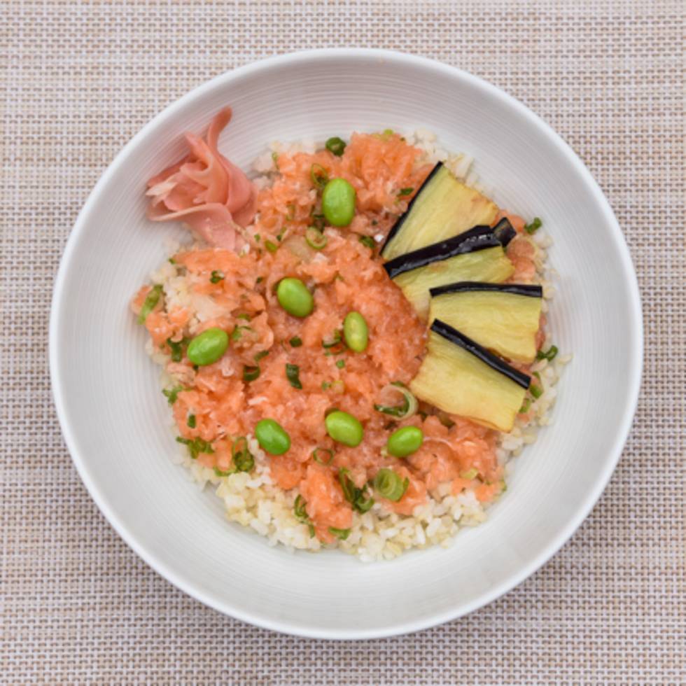 Salmon Negi Toro Chirashi