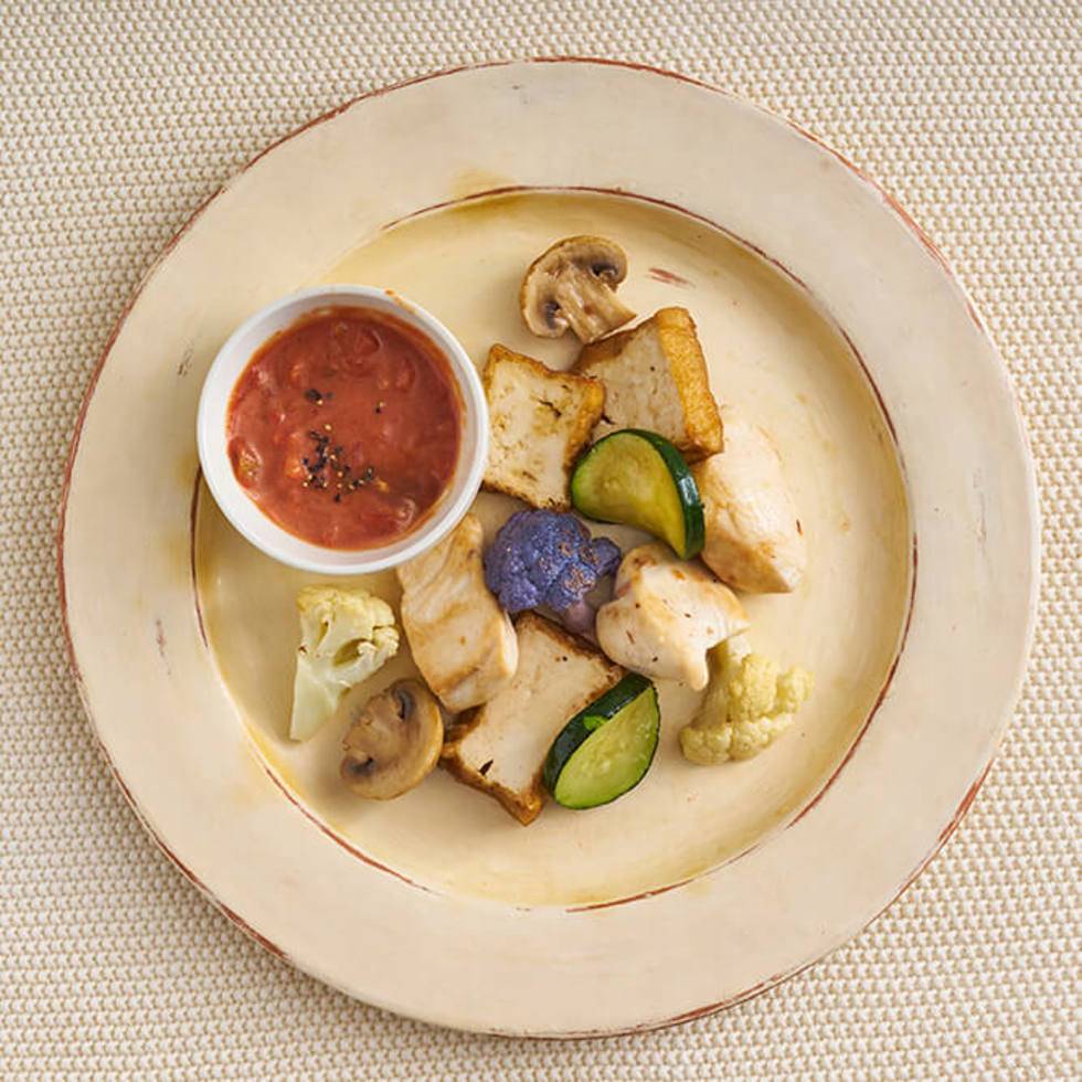 (New) Chicken and Tofu with Miso Tomato Sauce (GF)