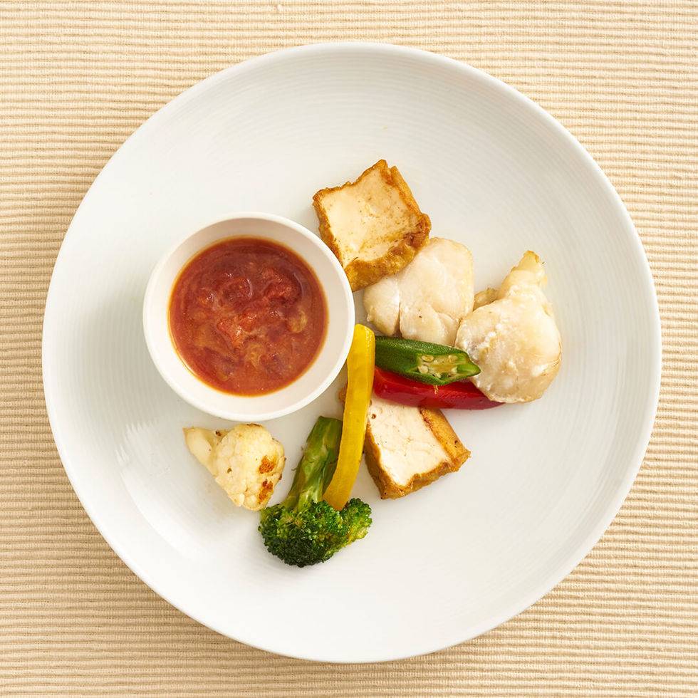 (New) Cod and Tofu with Miso Tomato Sauce