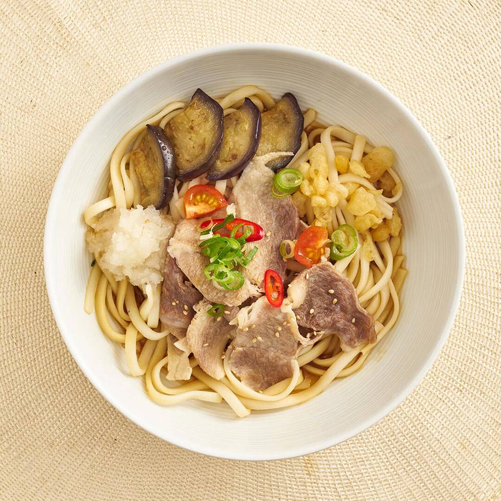 Pork Shabu-shabu Udon (Chilled)/ 豚しゃぶのおろしうどん