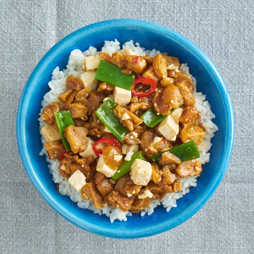 Vegan Mapo Tofu Bowl