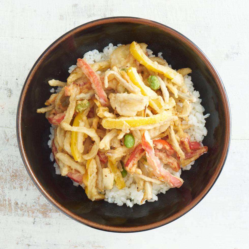 Vegetable Kakiage Bowl