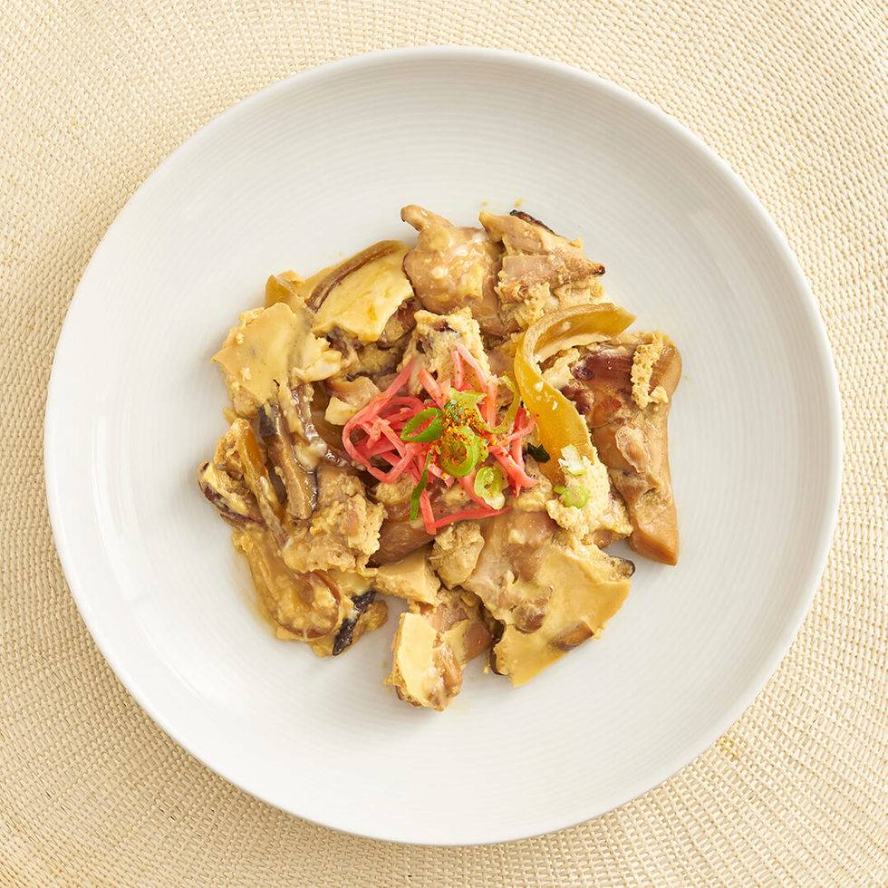 Chicken Oyako/ 鶏もも肉の親子