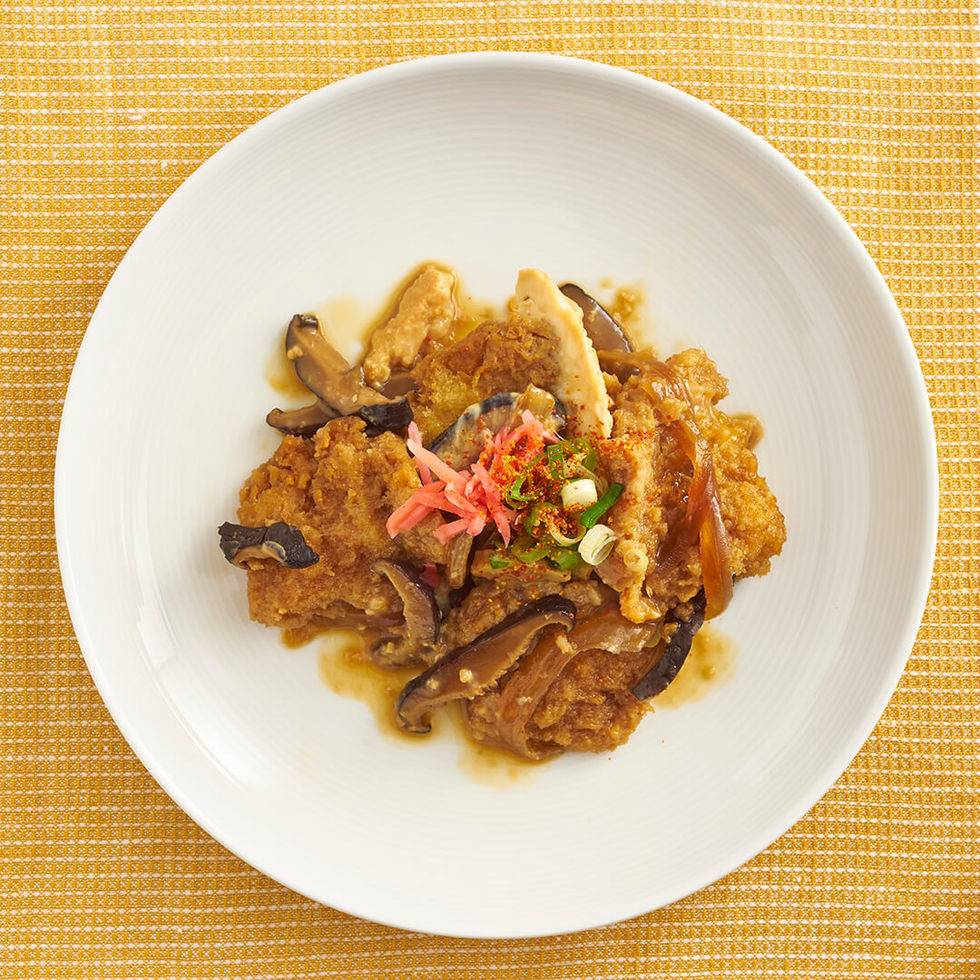 Katsu-ni (Egg and Chicken Katsu) / 鶏もも肉のかつ煮