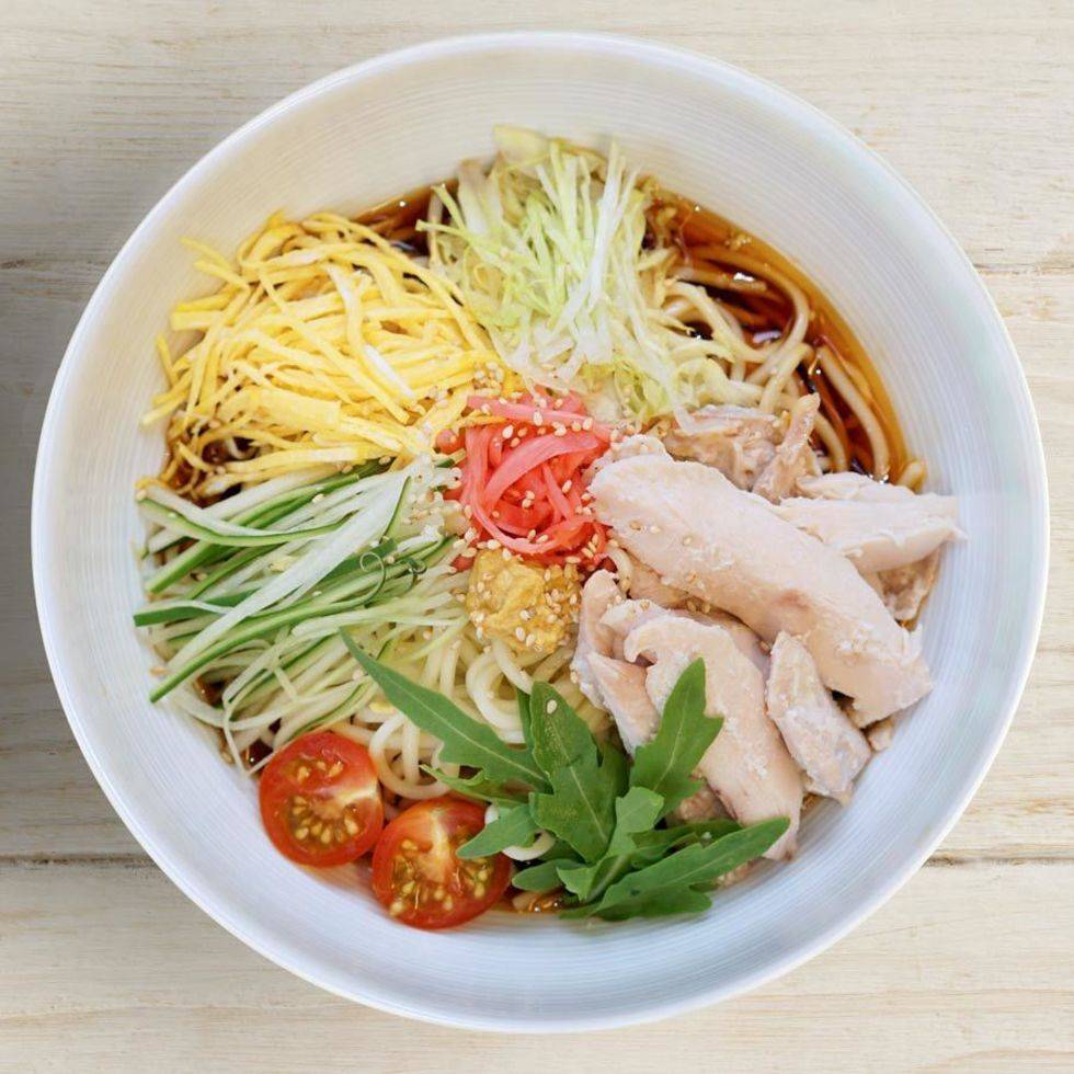 Hand-made Soy Hiyashi Chuka Noodles