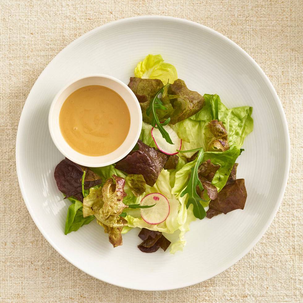 Oak Lettuce and Sesame Lime Salad (Ve)
