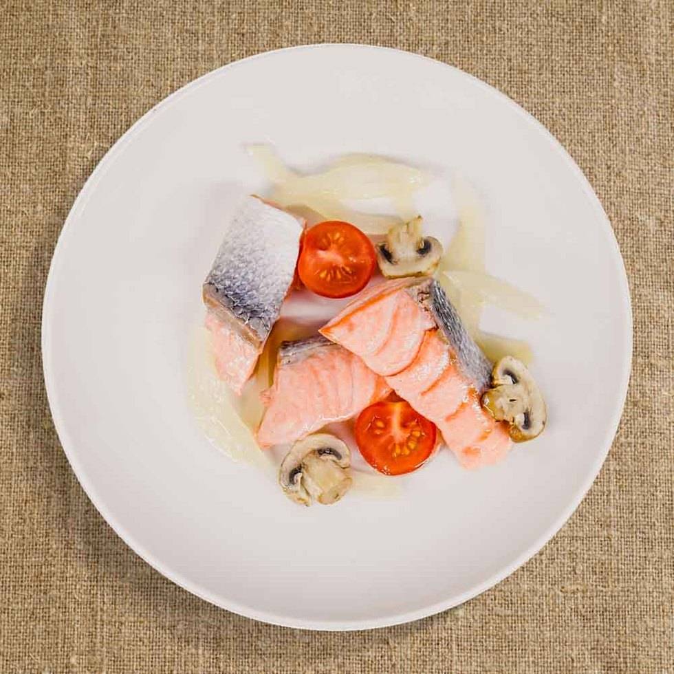 Soy Butter Salmon/ 鮭のバター醤油ソテー