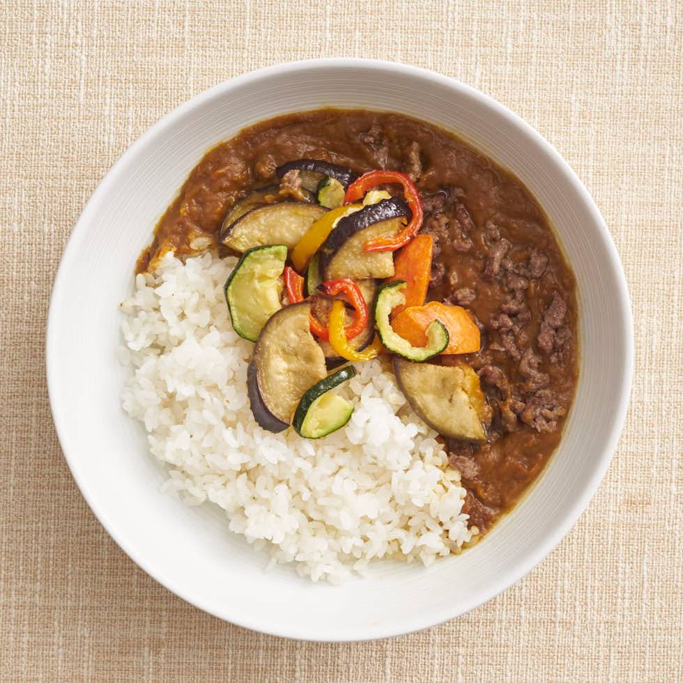 Japanese Keema Curry with 5 spices/ 5種のスパイスを使ったキーマカレー