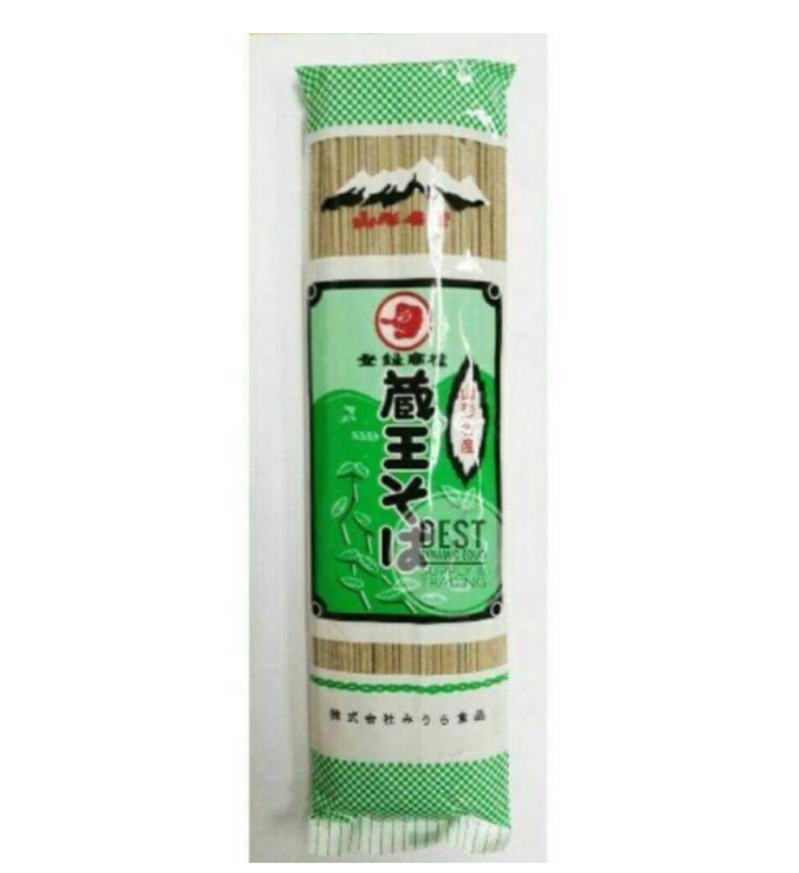 Miura Zao Soba - Dried Soba Japan Buckwheat Noodles 200g (Non-frozen)