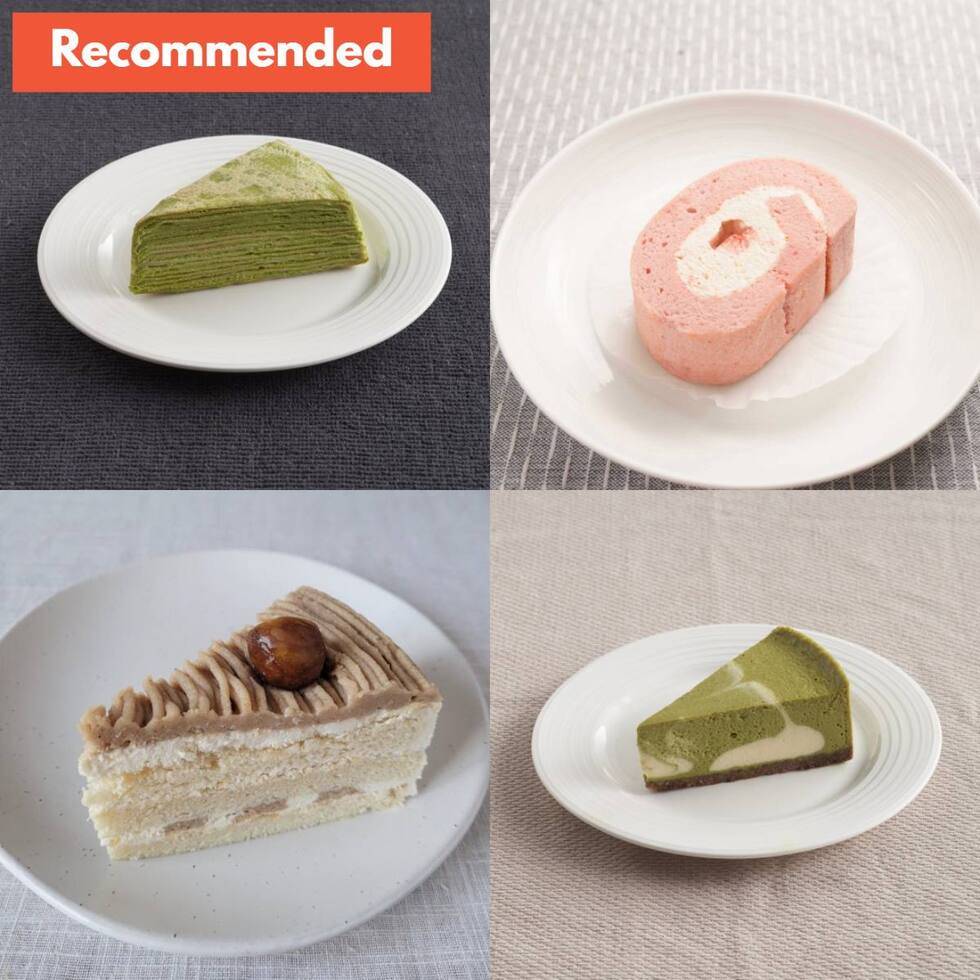 Collection of 4 Premium Cakes by "Okashi to Sweets" Click for details