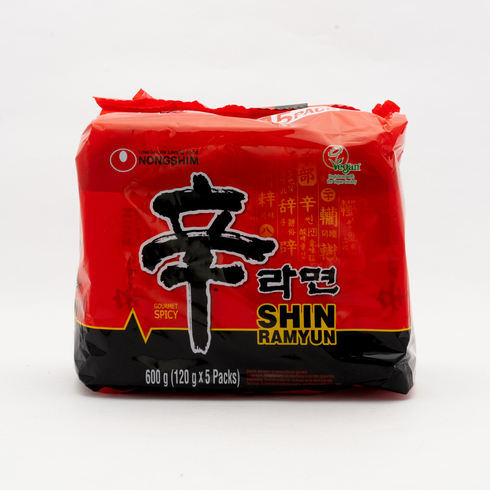 Nong Shim Gourmet Spicy Shin Ramen Multi 5 x 120g
