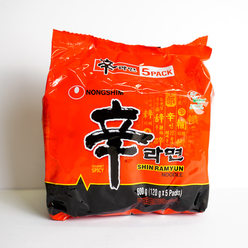 Nong Shim Gourmet Spicy Shin Ramen Multi 5 x 120g