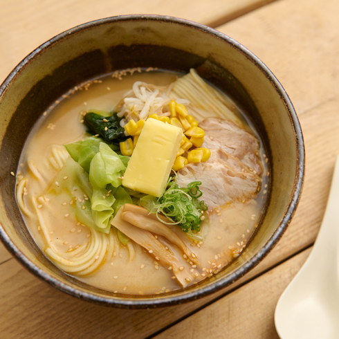 Hokkaido Miso Butter Corn Ramen with Monohon Noodles