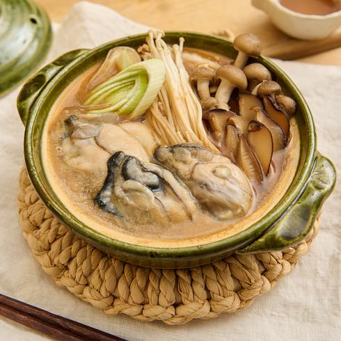 牡蠣味噌火鍋套餐 1人份