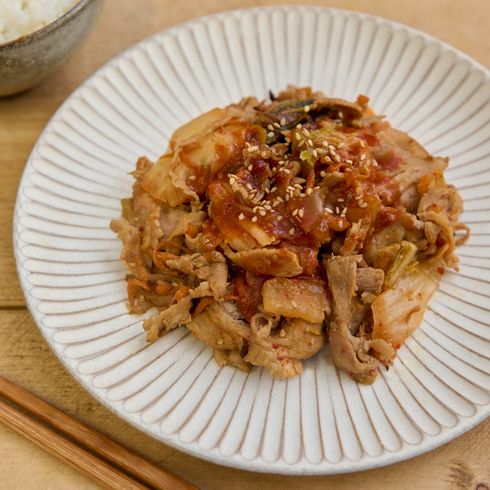 Japanese Style Pork Bibimbap Bowl (without Egg) without rice