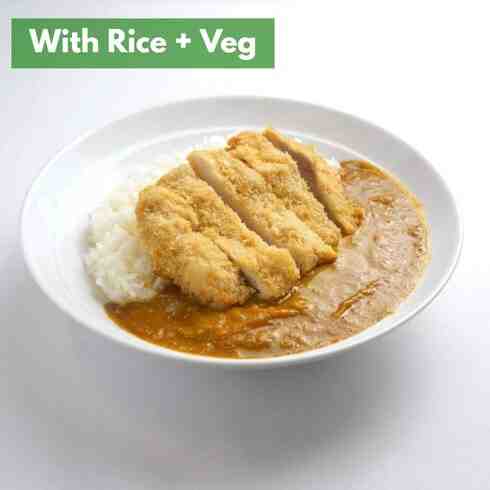 函館産昆布だしのとんかつカレー (白ご飯付き）