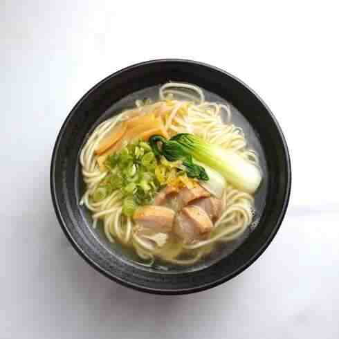 Yuzu Shio (Salt) Ramen with Monohon Noodles