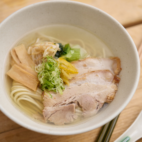 Yuzu Shio (Salt) Ramen with Monohon Noodles