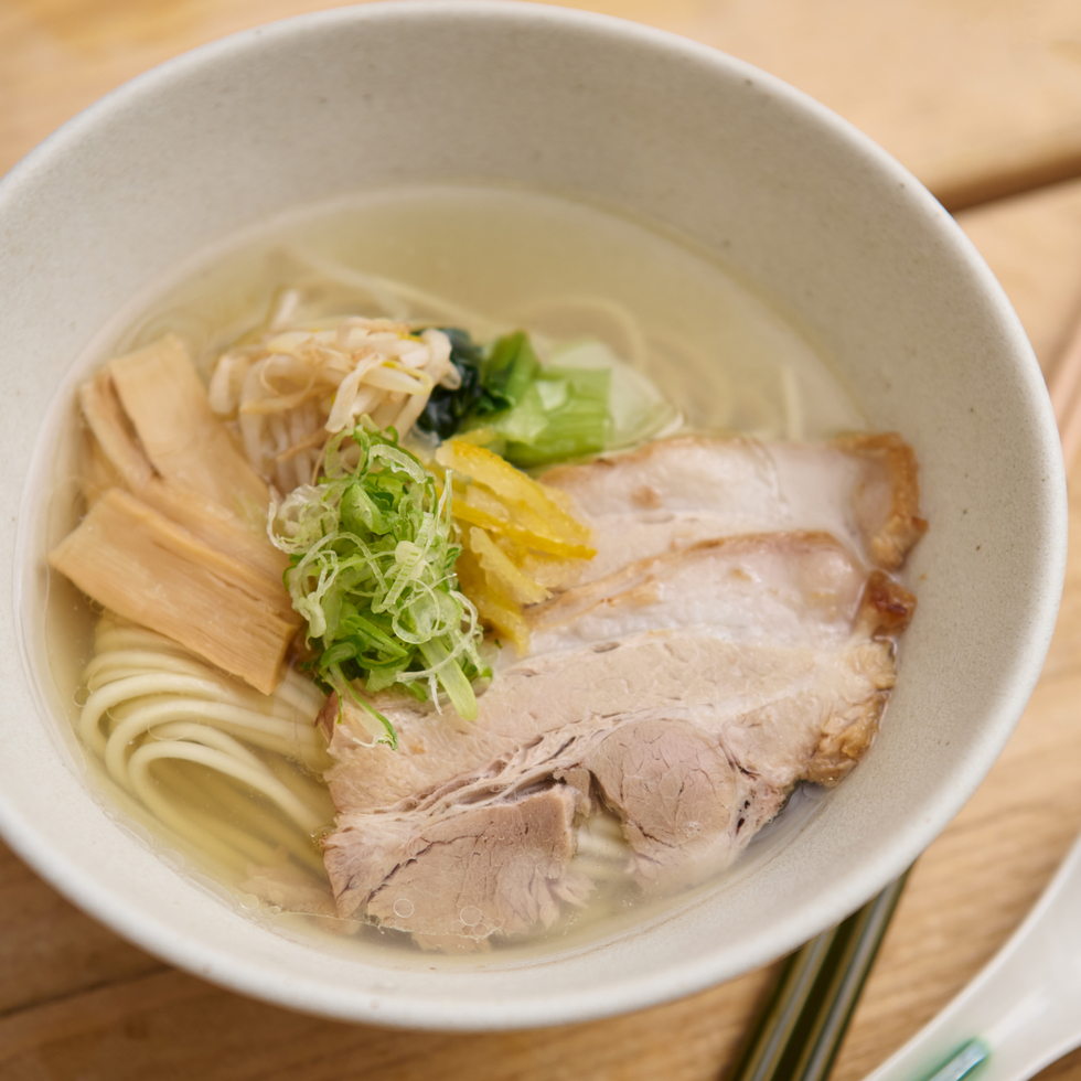 Yuzu Shio (Salt) Ramen with Monohon Noodles