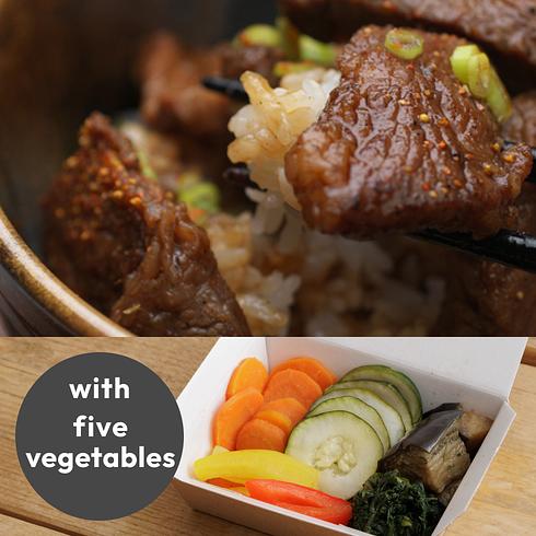 Marinated Beef Short Rib (+5 veg)