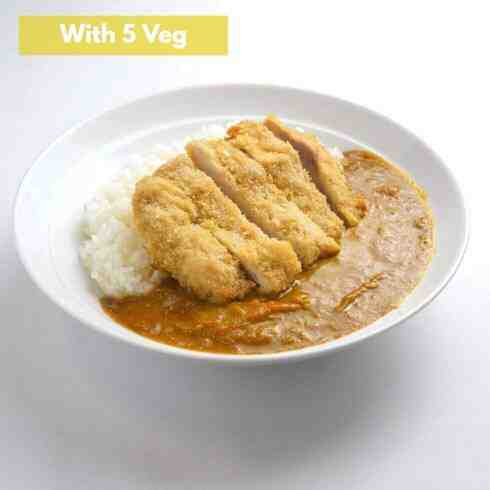 Pork Katsu Curry with Homemade Stock (+ 5 Veg without Rice)