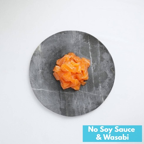 Chopped Salmon for Poke/ Chirashi 90-100g by Nobu Sakaguchi (15 years at a Michelin starred)