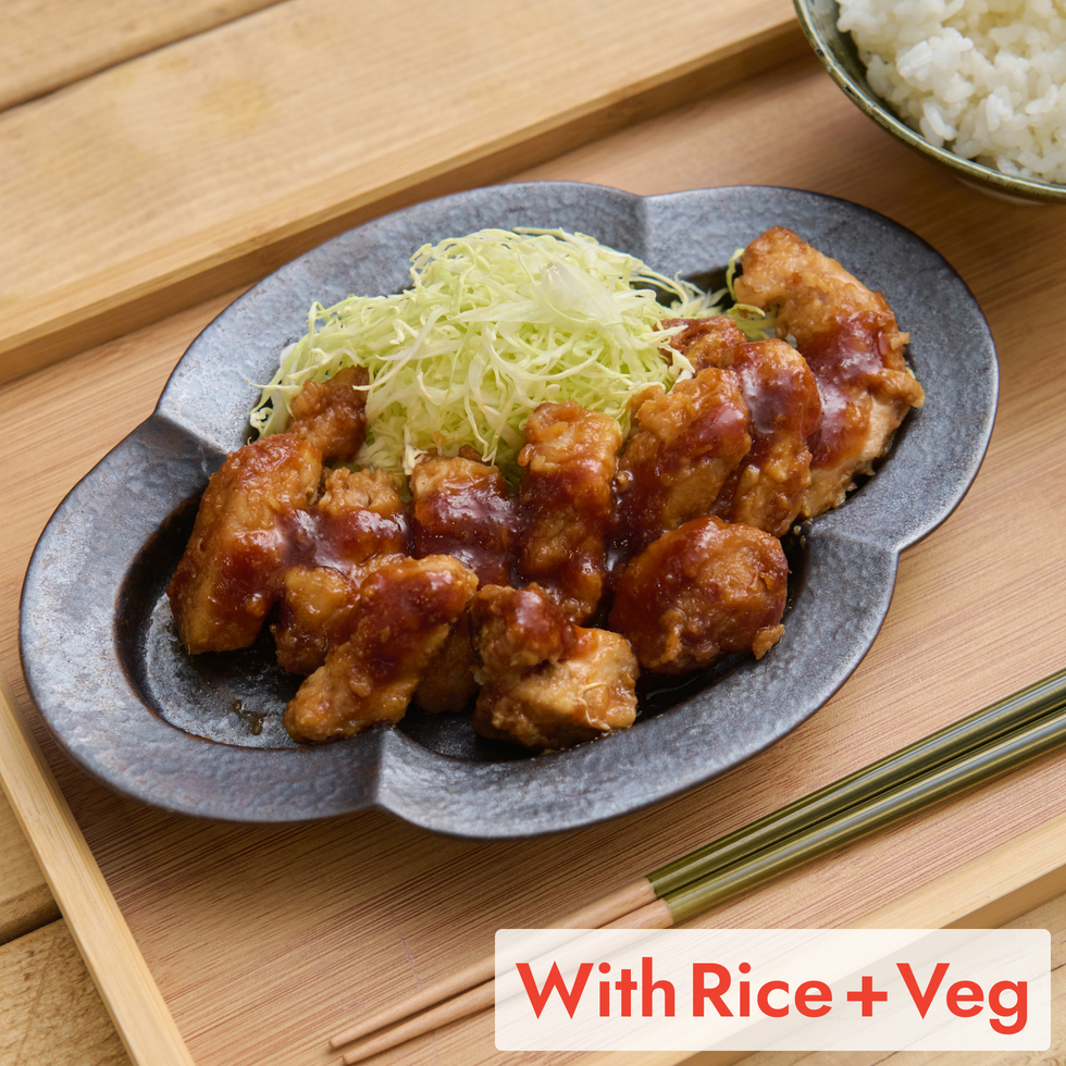 自家製ソース仕込みのロースとんてき（ご飯・野菜・漬物付）