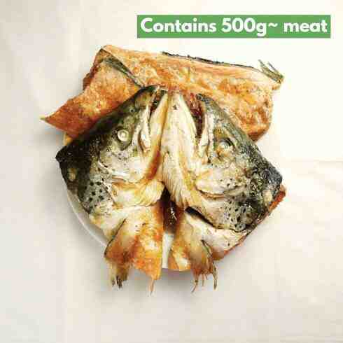 Simmered Salmon Head and Collar with Special Soy Based Sauce 500g+ by Nobu Sakaguchi (15 years at a Michelin starred)