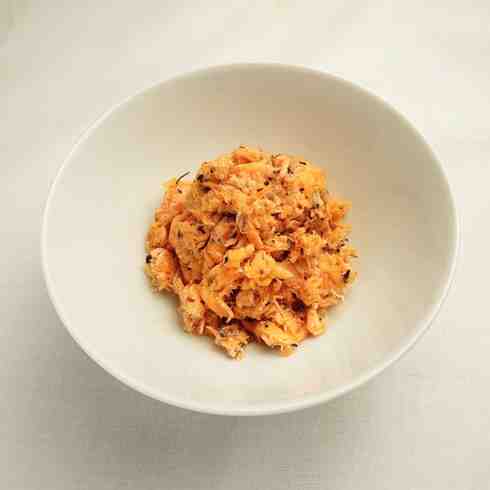 Homemade Salmon Flake with Yukari (Seasoned Dry Perilla) 50g by Nobu Sakaguchi (15 years at a Michelin star)