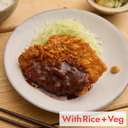 八丁味噌濃厚吉列豬扒（附白飯・蔬菜・漬物）