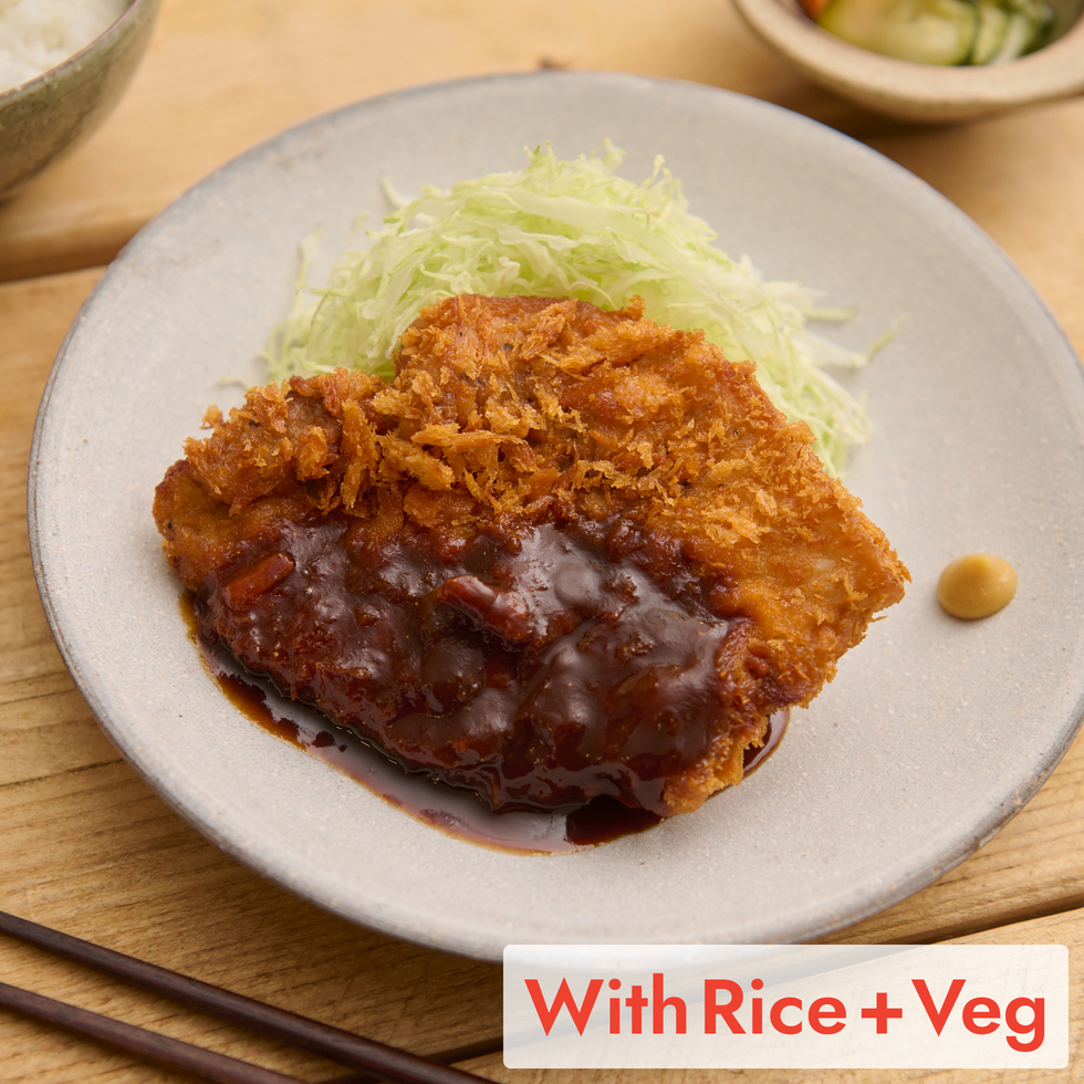 八丁味噌濃厚吉列豬扒（附白飯・蔬菜・漬物）