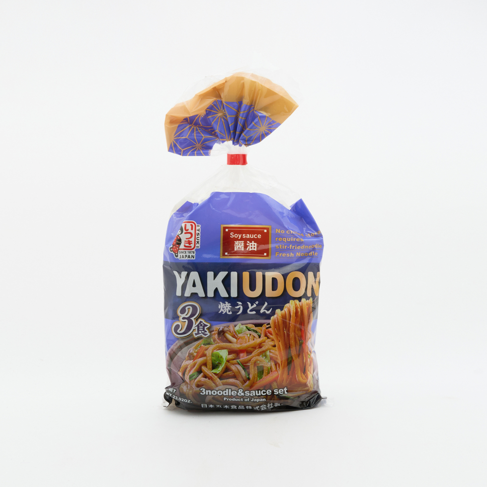 Itsuki YakiUdon Noodles & Sauce Set (Soy Sauce Flavour) 3pcs