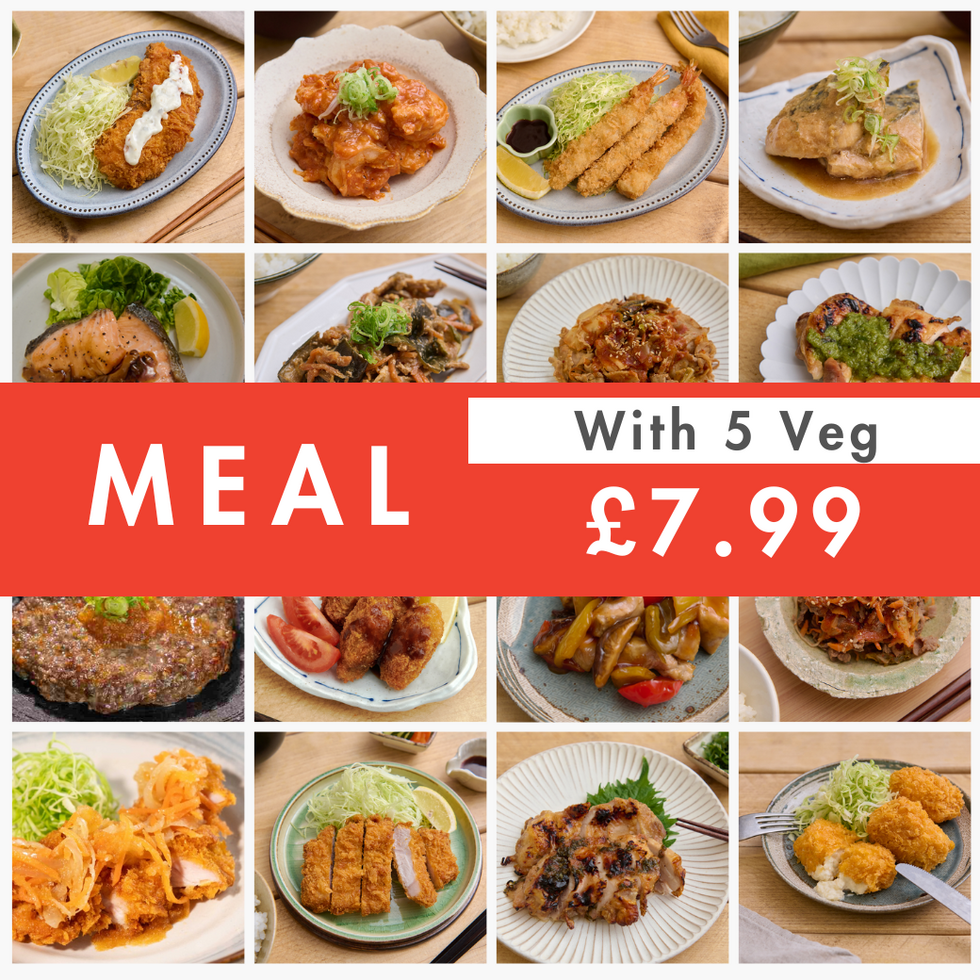 Weekly Changing Collection of 6 Bento (+5 Veg) ※Click for details (No guarantee to accept requests)