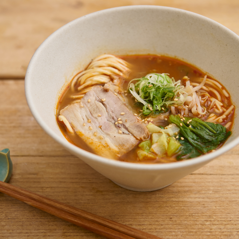 Monohon製日本産小麦麺 旨辛ラーメン