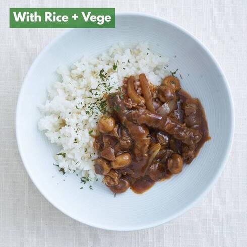 Hayashi Hashed Beef Rice (with Rice) 