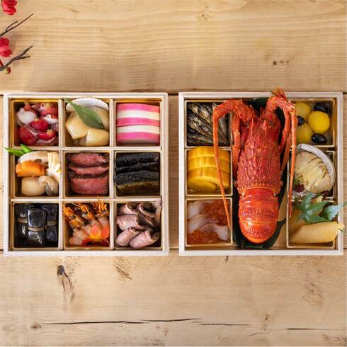Two-Tiered Osechi 慶 Yorokobi (for 2-3 people, Frozen)