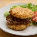 Beef Pepper Home-made Rice Burger