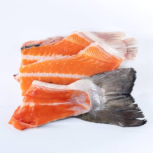 Salmon Bones, Fins, etc. 400g