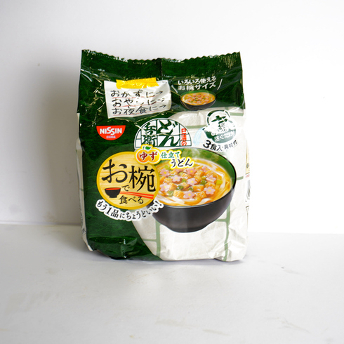 Nissin Owan de Taberu Donbei Udon Pack Yuzu Flavour 3pcs x 30g