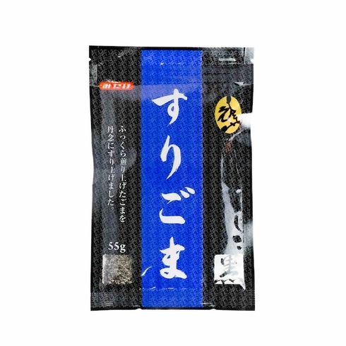 Mitake Crushed Roasted Black Sesame Seeds 55g