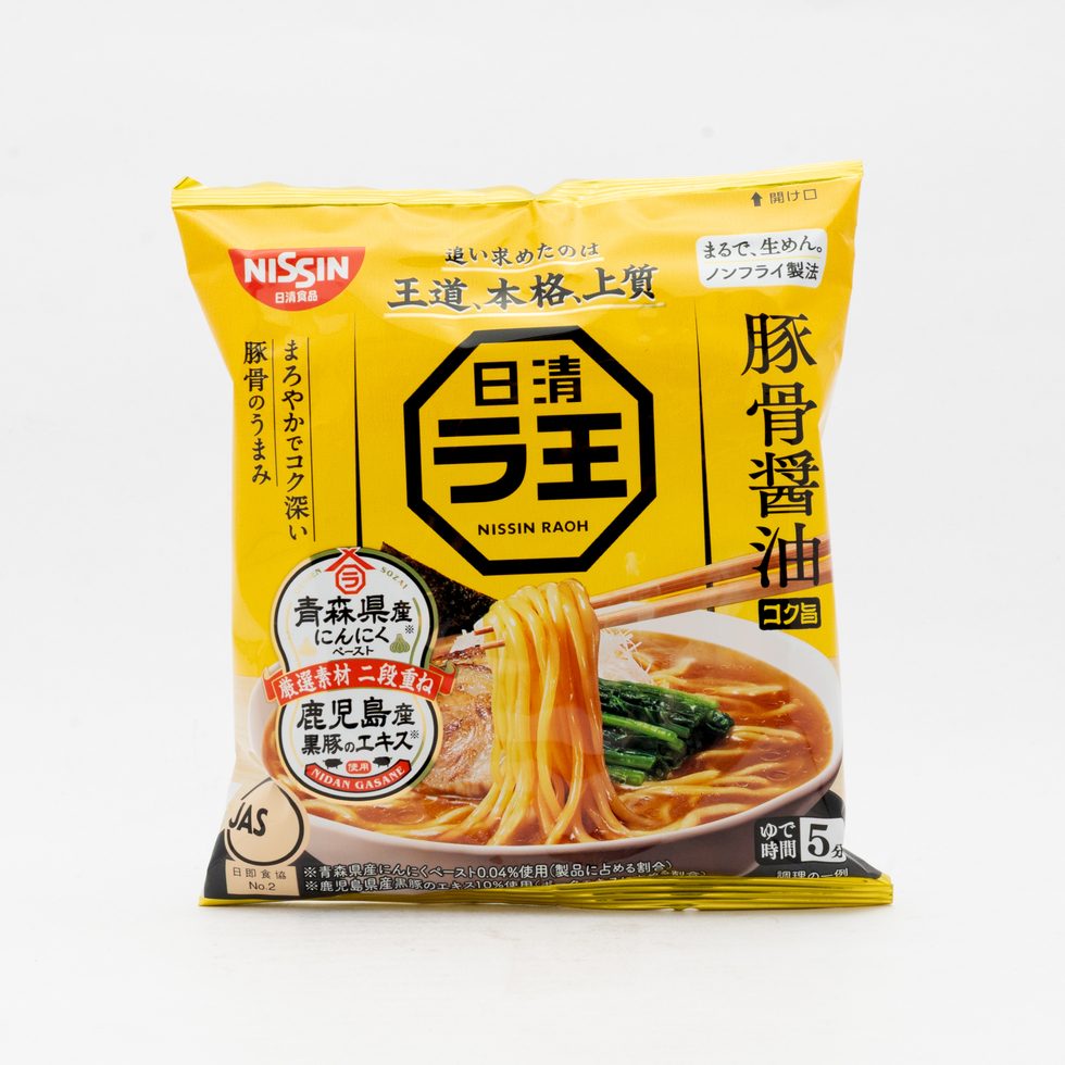 Nissin Raoh Tonkotsu Soy Sauce Ramen Noodle 106g