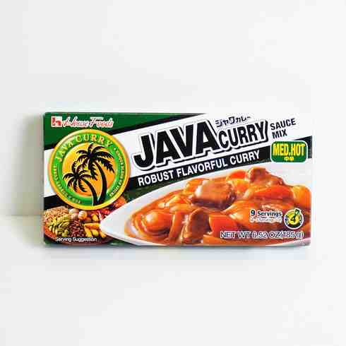 ハウス ジャワカレー 中辛 185g (9皿分)