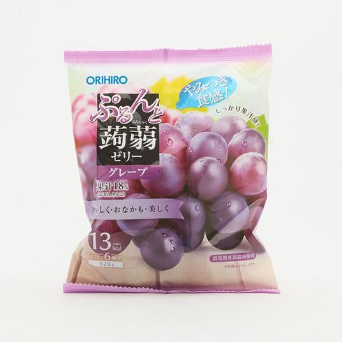 Purunto Konjac Jelly Grape Pouch