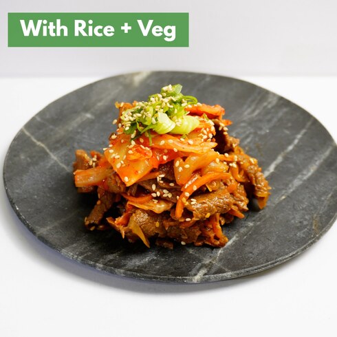  Japanese Style Beef Bibimbap Bowl (+Rice & Veg)