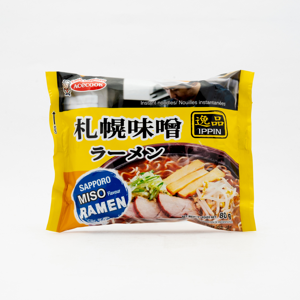 ACECOOK Ippin Ins Noodles  Miso Flavour Single Pack