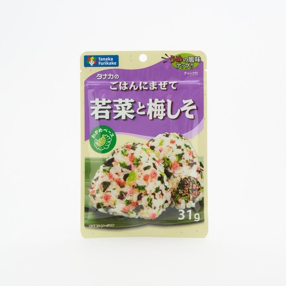 Tanaka Gohan Ni Mazete Wakana UmeShiso Rice Seasoning 31g