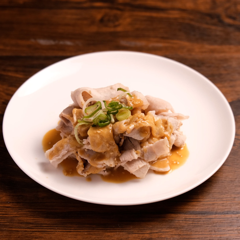 Pork Cold Shabu with Homemade Sesame Ponzu sauce